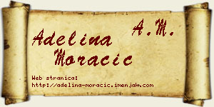 Adelina Moračić vizit kartica